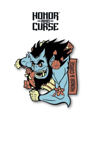 Honor and Curse Enamel Pin