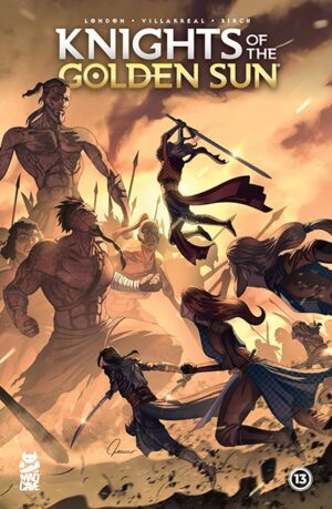 Knights of The Golden Sun 13 - Cover
