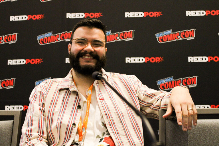 Matt Emmons on Mad Cave’s Buzz panel at New York Comic Con 2023