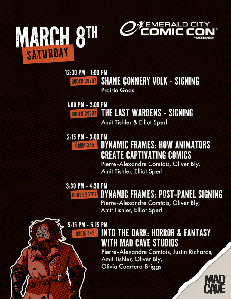 ECCC 2025 - Saturday Schedule Banner