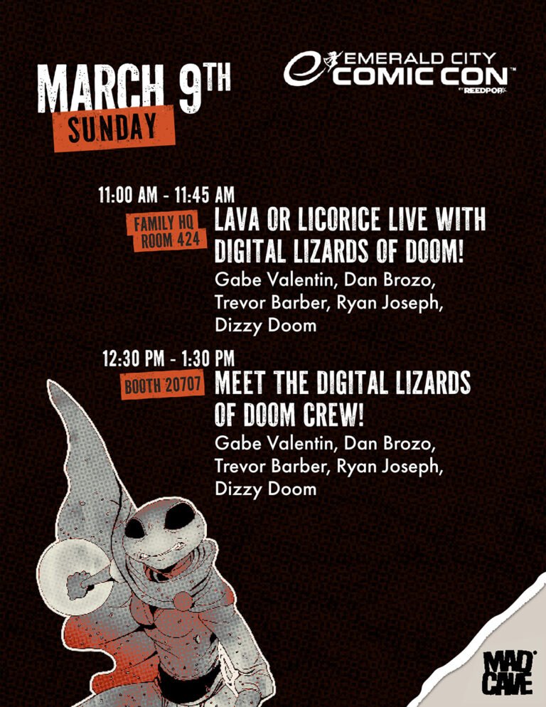 ECCC 2025 - Sunday Schedule Banner
