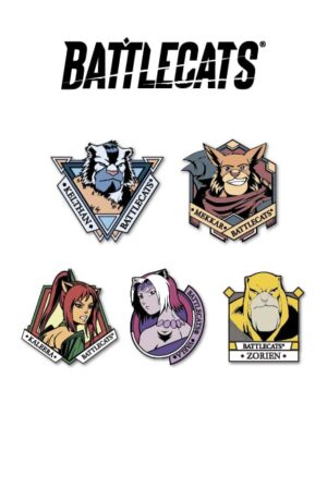 Battlecats Enamel Pin Set